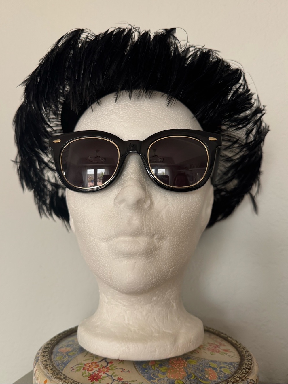 Crap Sunglasses Gold Outline Lenses